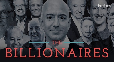 Forbes -მა მილიარდერების ჯამური ქონება 9.1 ტრილიონად შეაფასა