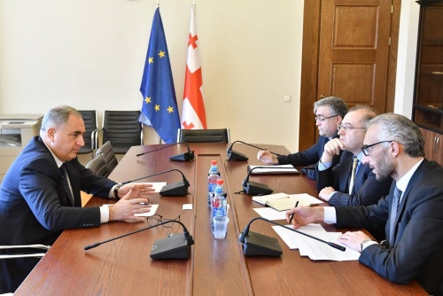 ირაკლი კოვზანაძე ეროვნული ბანკის პრეზიდენტს შეხვდა