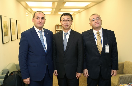 დიმიტრი ქუმსიშვილი და კობა გვენეტაძე სსფ-ს განმკარგულებელი დირექტორის მოადგილეს შეხვდნენ