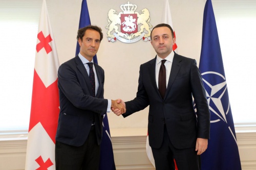 პრემიერი ნატოს გენმდივნის წარმომადგენელს შეხვდა 