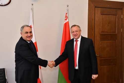ირაკლი კოვზანაძე ბელარუსის ელჩს საქართველოში  მიხეილ მიატლიკოვს შეხვდა