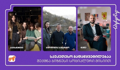 საქართველოს ბანკმა 3 სოციალური საწარმო დააფინანსა  