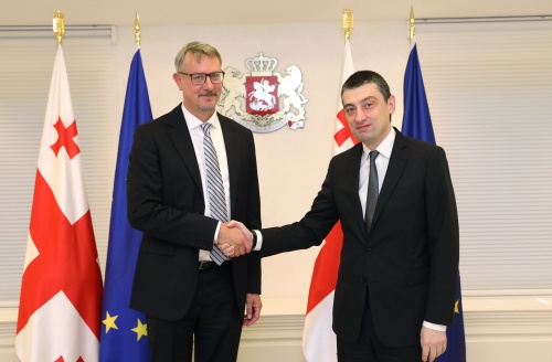 გახარიამ ევროკავშირის ელჩს უთხრა, რომ ევროპული ღირებულებების ერთგულია 