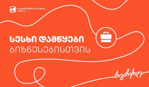 საქართველოს ბანკის ახალი პროდუქტი დამწყები ბიზნესითვის 