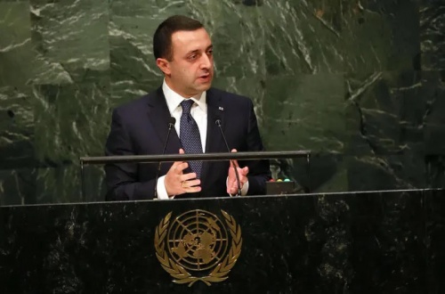 ტერიტორიული მთლიანობა და უსაფრთხოება – ღარიბაშვილის დღის წესრიგი გაეროს 77–ე სესიაზე