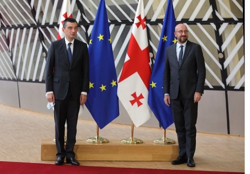 გიორგი გახარია შარლ მიშელს შეხვდა 