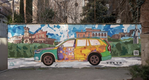 თბილისის ხედები და ფერადი Volvo-ს Plug-in Hybrid აბაშიძეზე - ვოლვო ქარ საქართველოს კამპანია გრძელდება